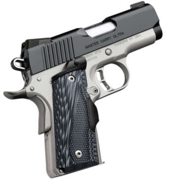 Kimber Master Carry Ultra Black / Stainless .45 ACP 3-inch 7Rd Crimson Trace Lasergrips 3000284 Kimber Master Carry Ultra Black / Stainless .45 ACP 3-inch 7Rd Crimson Trace Lasergrips 3000284 - Semi Auto Pistols - American Guns & Ammo