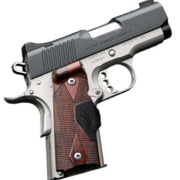 Kimber Ultra Crimson Carry II 45ACP 7 Rd 3 Inch Fixed Sights Two Tone Black/Stainless Green Laser 3200290 Kimber Ultra Crimson Carry II 45ACP 7 Rd 3 Inch Fixed Sights Two Tone Black/Stainless Green Laser 3200290 - Semi Auto Pistols - American Guns & Ammo