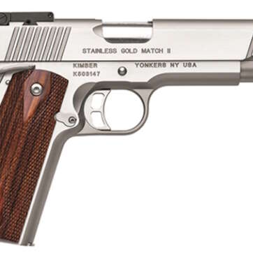 Kimber Gold Match II 45ACP 8 Rd Adjustable Sights Stainless 3200355 Kimber Gold Match II 45ACP 8 Rd Adjustable Sights Stainless 3200355 - Semi Auto Pistols - American Guns & Ammo