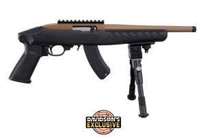 Ruger 22 Charger 22 LR Davidson's Exclusive Dark Earth 10" Threaded Barrel 4931 - Semi Auto Pistols - American Guns & Ammo