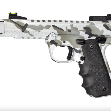 Volquartsen Black Mamba 22 LR Arctic Camo 4.5" Target Barrel VF4M-0049 - Semi Auto Pistols - American Guns & Ammo
