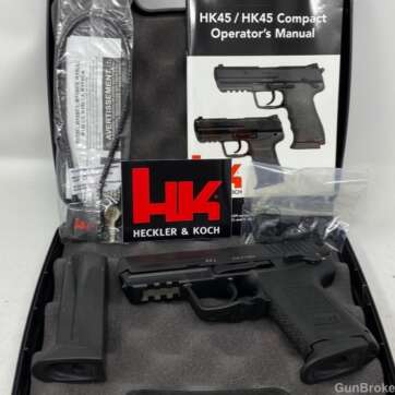 Heckler & Koch HK45 Compact HK45C 3.9" 8rd 2 mags HK45 H&K HK 745031-A5 - Semi Auto Pistols - American Guns & Ammo
