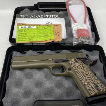 Rock Island Rock Standard Full Size M1911 A1 .45 ACP 5" 8rd 1911 51514 - Semi Auto Pistols | American Guns & Ammo