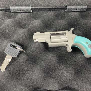 North American Arms NAA Mini Revolver LaserLyte Tactical Teal 22 LR - Revolvers - American Guns & Ammo