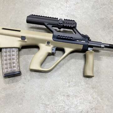Steyr AUG 20" 1.5x optic mud stock 5.56 / 223 Steyr AUG 20" 1.5x optic mud stock 5.56 / 223 - Semi Auto Rifles - American Guns & Ammo