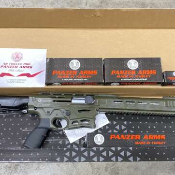 PW ARMS AR-12 Pro A2 OD Green Anodized 12 Gauge 20" 3" 5+1 AR12PSODG Panzer ar12 - Firearms - American Guns & Ammo
