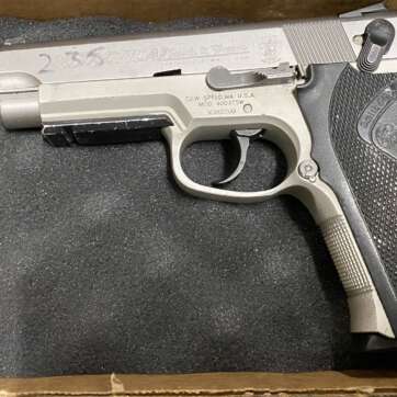 Smith & Wesson 4003TSW 40 S&W 4" Stainless - used - Semi Auto Pistols - American Guns & Ammo