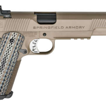Springfield Armory FDE 1911 Master Class Silent Operator .45 ACP PCE9105 - Semi Auto Pistols | American Guns & Ammo
