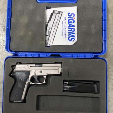 Sig Sauer P229 40S&W Nickel w/Box - Semi Auto Pistols - American Guns & Ammo