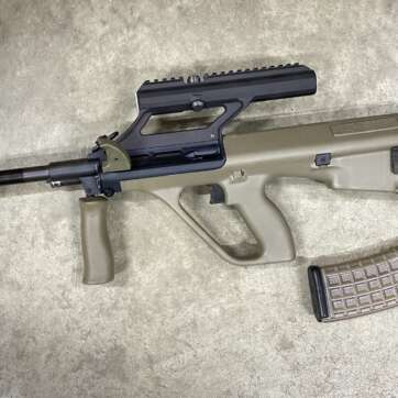Steyr AUG 20" 3x Optic 5.56 / 223 Green Stock AUG Mags - Semi Auto Rifles | American Guns & Ammo