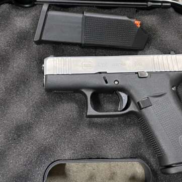 Glock 43X G43X Stainless Slide 9mm Luger - used excellent! - Semi Auto Pistols - American Guns & Ammo