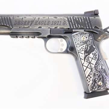 Magnum Research Custom Viking Edition 45 ACP 5" DE1911GRC1 - Semi Auto Pistols - American Guns & Ammo