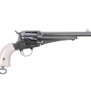 Uberti 1875 Army Outlaw Frank 45 Colt 7.5" Nickel 356713 - Revolvers | American Guns & Ammo