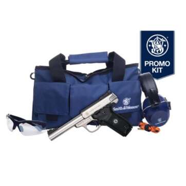 Smith & Wesson SW22 Victory 22LR 5.5" Stainless Range Kit 13258 - Semi Auto Pistols | American Guns & Ammo
