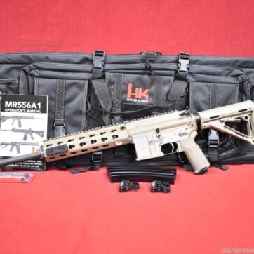 Heckler & Koch H&K MR556-A1 FDE 5.56 NATO 16.5" Bbl 30+1 81000276-HK - Semi Auto Rifles | American Guns & Ammo
