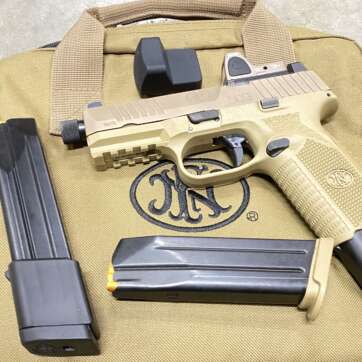 FN 509 Tactical FDE w/ Trijicon night sights + Trijicon RMR and 3 mags - used excellent! - Semi Auto Pistols - American Guns & Ammo