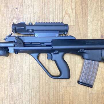 Steyr AUG A3 5.56 / 223 black w/ optic 16" bbl extended rail - used - Semi Auto Rifles | American Guns & Ammo