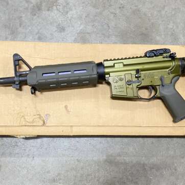 Colt Law Enforcement M4 Carbine LE6920MPGG-B, 5.56mm NATO, 16.1", Black Magpul MOE Stock, OD Green Anodized Finish, 30 Rd 098289019561 - Semi Auto Rifles | American Guns & Ammo