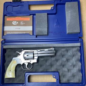 Colt Python Elite Circa 1999 4" Stainless Steel 357 Mag I3040CS - Revolvers - American Guns & Ammo