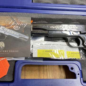 Colt Government Model 45 ACP 1 of 500 Gustave Young TALO Colt Government Model 45 ACP 1 of 500 Gustave Young TALO - Semi Auto Pistols - American Guns & Ammo