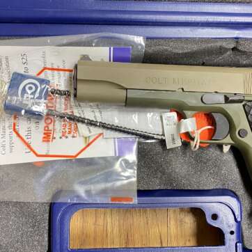 Colt Government Model 45 ACP OD Green/FDE Cerakote TALO 1 of 300 CLTO1991TODFDE Colt Government Model 45 ACP OD Green/FDE Cerakote TALO 1 of 300 CLTO1991TODFDE - Semi Auto Pistols - American Guns & Ammo