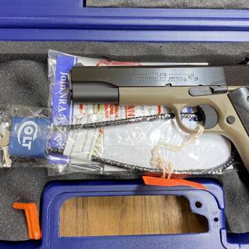 Colt Government Model FDE/Blued 45 ACP 5" TALO CLTO1991TFB Colt Government Model FDE/Blued 45 ACP 5" TALO CLTO1991TFB - Semi Auto Pistols - American Guns & Ammo