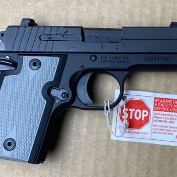 Sig Sauer 938 9mm Grey Grip 938-9-B-GRY-AMBI Sig Sauer 938 9mm Grey Grip 938-9-B-GRY-AMBI - Semi Auto Pistols - American Guns & Ammo