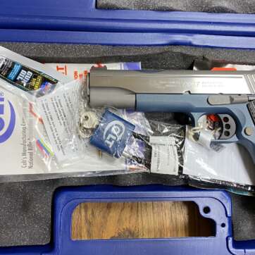 Colt Government Competition 5" 9mm Blue Titanium/Stainless CLTO1072CCSBTC Colt Government Competition 5" 9mm Blue Titanium/Stainless CLTO1072CCSBTC - Semi Auto Pistols - American Guns & Ammo