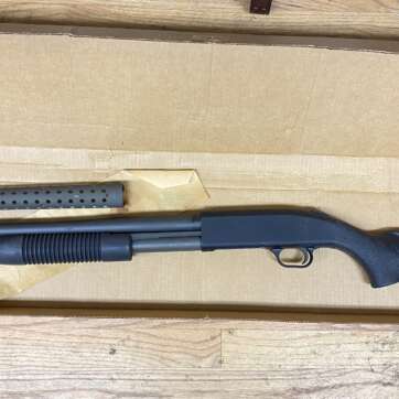 Mossberg Model 590 Military 12 GA Tactical Shotgun w/ optional heat shield 50665 - used Mossberg Model 590 Military 12 GA Tactical Shotgun w/ optional heat shield 50665 - used - Pump Action Shotguns - American Guns & Ammo