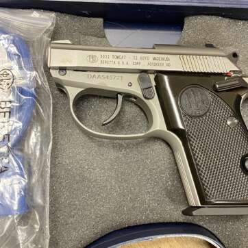 Used Beretta 3032 Tomcat 32 ACP Stainless - fair condition - Semi Auto Pistols - American Guns & Ammo