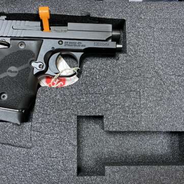 Sig Sauer P938 9mm 3" Night Sights Hogue Style Grips 938M-9-BRG-AMBI - Semi Auto Pistols - American Guns & Ammo