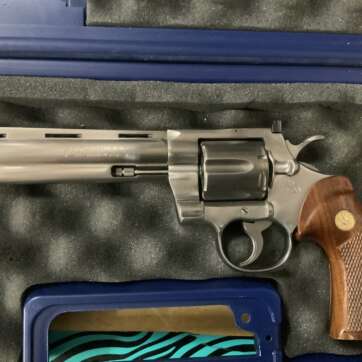 Colt Python 357 mag Stainless Steel SS 6 1982 Python - American Guns & Ammo