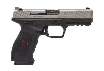 SAR USA SAR9 9mm Stainless Steel 17 Round Capacity SAR9ST - American Guns & Ammo