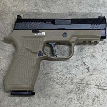 Wilson Combat WCP320C 9mm Tan Action Tuned Straight Trigger Sig 320 Carry - American Guns & Ammo