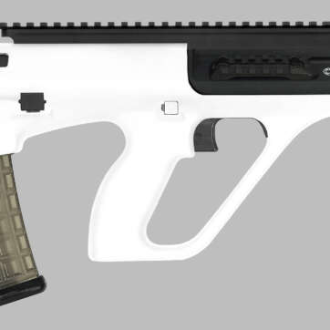 Steyr AUG M1 White Stock Extended Rail 556 Nato AUGM1WHIEXT AUG Mag Pattern - American Guns & Ammo
