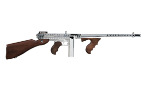 Kahr Auto Ordnance 1927A1 Deluxe Chrome Tiger Stripe 45 ACP T150DCRTS - American Guns & Ammo