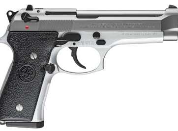 Beretta 92FS Inox Stainless 9mm 4.9" Barrel 15-Rounds 2-Magazines - New Arrivals - American Guns & Ammo