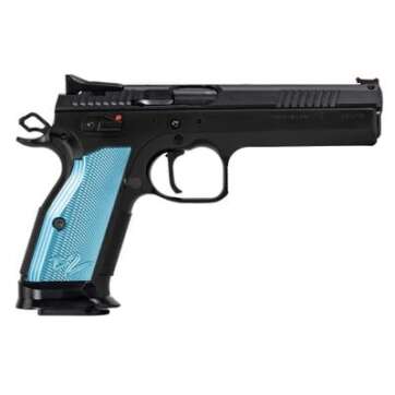 CZ Tactical Sport 2 .40 S&W 5.28" Barrel 17-Rounds Blue Aluminum Grips - New Arrivals - American Guns & Ammo
