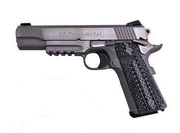 Colt Custom Shop CQB Stainless .45 ACP 5" Barrel 8-Rounds Grey G10 Grip Colt Custom Shop CQB Stainless .45 ACP 5" Barrel 8-Rounds Grey G10 Grip - New Arrivals - American Guns & Ammo