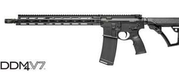 Daniel Defense DDM4V7 Black .223 / 5.56 NATO 16-inch 30Rd - New Arrivals - American Guns & Ammo