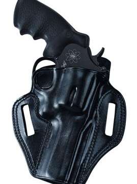 Galco Combat Master Right Hand Belt Holster for S&W K Frame 4" Revolvers Tan - New Arrivals - American Guns & Ammo