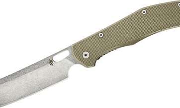 Gerber FlatIron Cleaver Folding Knife 3.8" Stonewashed Plain Blade - New Arrivals - American Guns & Ammo