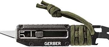 Gerber Gear Prybrid X Pocket Knife with Utility Blade and Prybar Green - New Arrivals - American Guns & Ammo