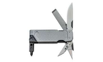 Gerber Lockdown Drive Multi-Function Folding Knife 2.5" Plain Blade Silver Aluminum Handle - New Arrivals - American Guns & Ammo