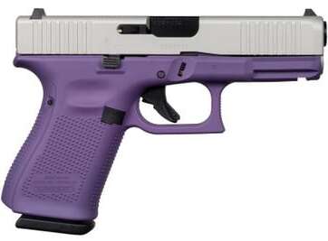 Glock 19 Gen 5 Purple 9mm 4.02" Barrel 15-Rounds Silver Slide - New Arrivals - American Guns & Ammo