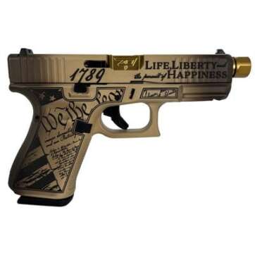 Glock 19 Gen 5 Tan 9mm 4.6" Barrel 15-Rounds Constitution Model - New Arrivals - American Guns & Ammo
