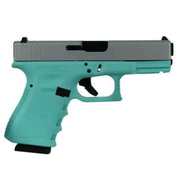 Glock 19 Gen 3 Tiffany Blue / Silver 9mm 4.02" Barrel 15-Rounds - New Arrivals - American Guns & Ammo