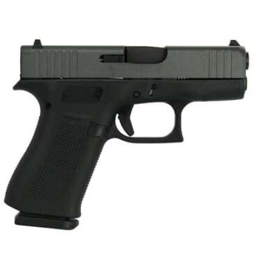 Glock 43X Grey 9mm 3.41" Barrel 10-Rounds Fixed Sights - New Arrivals - American Guns & Ammo