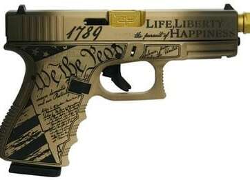Glock Constitution Model G19 Gen 3 Engraved 9mm 4.6" Barrel 15-Rounds - New Arrivals - American Guns & Ammo