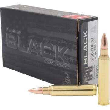 Hornady Black Brass 5.56 Nato 62-Grain 20-Rounds FMJ Hornady Black Brass 5.56 Nato 62-Grain 20-Rounds FMJ - New Arrivals - American Guns & Ammo